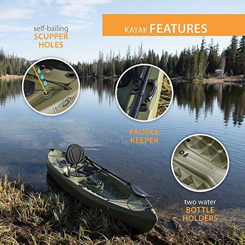 Lifetime Tamarack Angler Sit-On-Top Kayak Olive