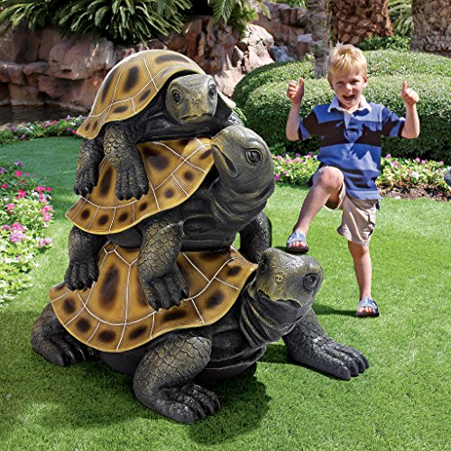 Design Toscano Giant Threes a Crowd Turtle Statue Giant