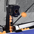 WAYMARK S6-PRO Table Tennis Robot Trainer with Net & 100 Balls Black