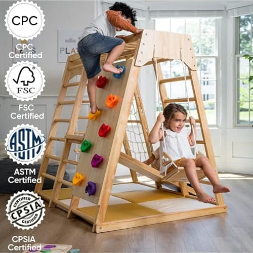 Avenlur Magnolia 6-in-1 Indoor Playground Natural