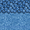 Smartline 18x33 Oval Liner | Overlap Style | 54" Wall Height | 25 Gauge Virgin Vinyl | Boulder Swirl