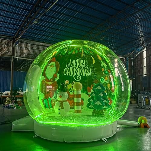 Alessia Cara Inflatable Snow Globe Christmas Decoration Transparent Bubble Tent 13 ft with Blower