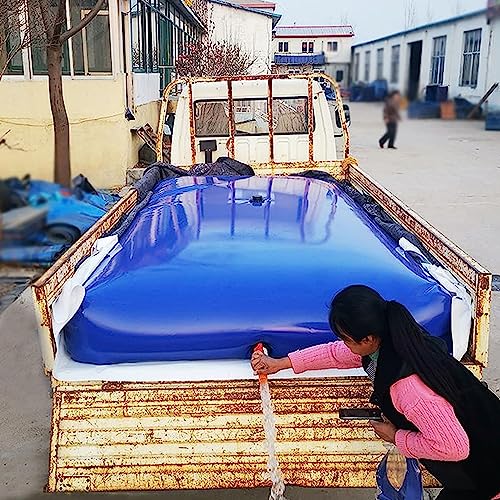 5sssallefaa Collapsible Emergency Water Tank Bladder Portable Storage Container 1.5x1x0.45m One Color