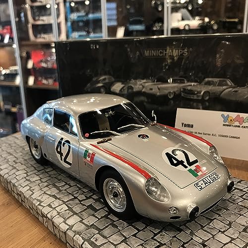 YOMA Minichamps 1:18 356 B 1600 GS Carrera GTL Abarth Herrmann/Linge #42 Targa Florio 1962
