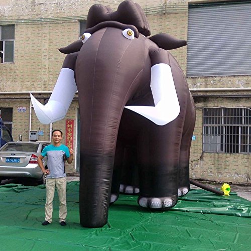 SAYOK Giant Inflatable Elephant for Advertising Commercial Use 21.7ft x 14.3ft
