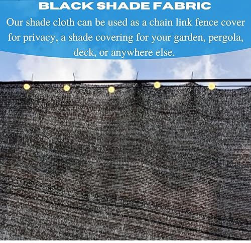 Generic VBS Black Shade Cloth 26' x 200'