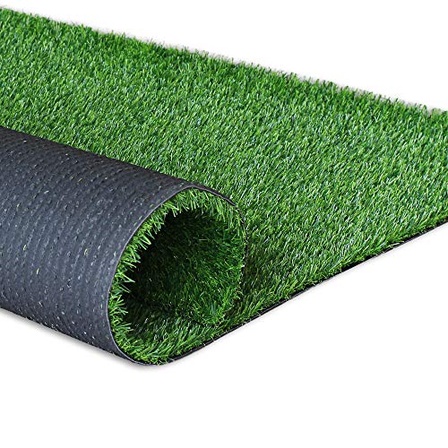 Fas Home Artificial Grass Turf 0.7" 13FTx42FT Indoor/Outdoor Rug
