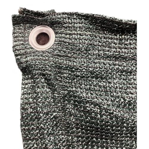 Farm Plastic Supply VBS Green Shade Sail Hemmed with Grommets 12' x 300'