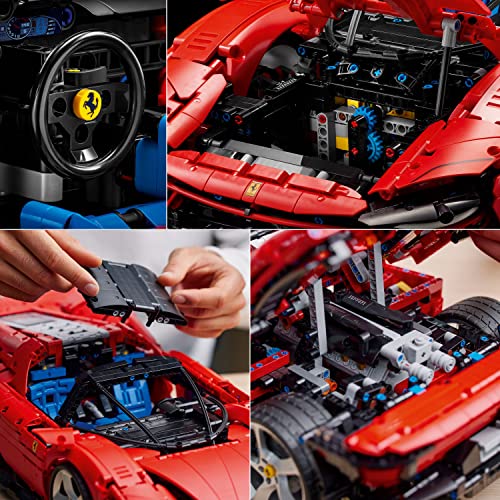 LEGO Technic Ferrari Daytona SP3 42143 Race Car Model Kit Multicolor