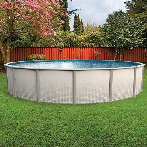 In The Swim 12' Round Above Ground Pool Freestyle Package Multi-Colored