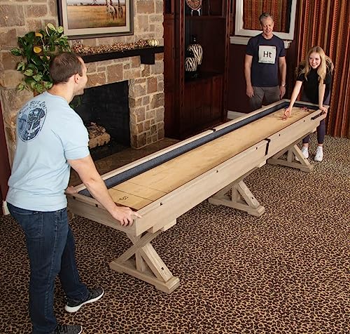 Freetime Fun Shuffleboard Table Rustic Oak