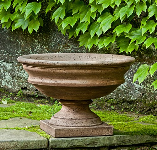 Campania International Newberry Urn Aged Limestone Finish