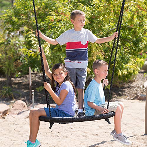 Lifetime Adventure Tower Swing Set with Spider Swing Earthtone