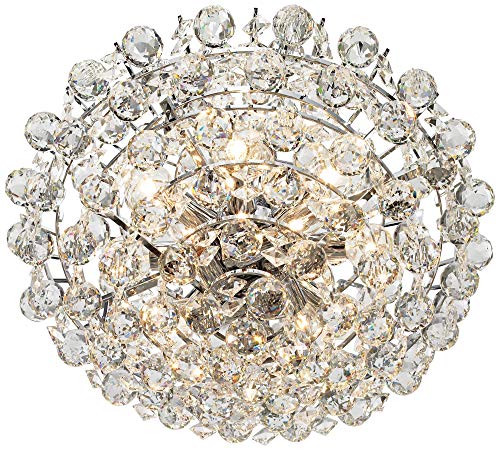 Vienna Full Spectrum Essa Chrome Pendant Chandelier 20" Wide Silver