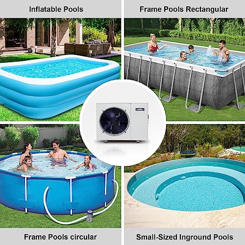 Villastar Inground Pool Heat Pump 68000BTU/hr White