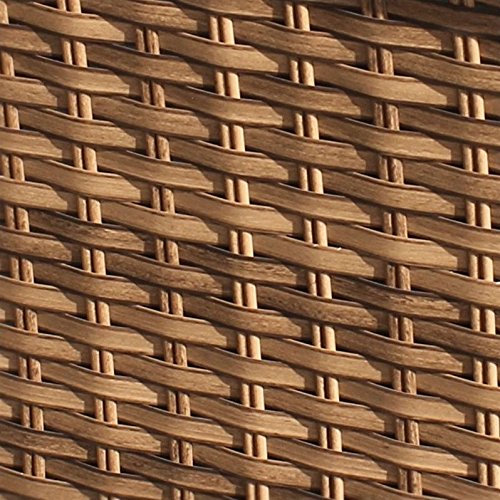 TK Classics TKC Laguna Outdoor Wicker Bar Stools Set of 8 Brown
