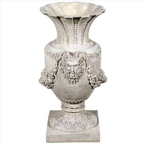Design Toscano Greek Pan of Olympus Architectural Garden Urn Roman Stone