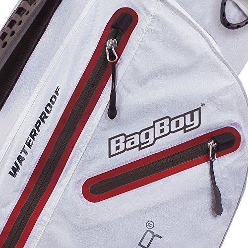 Bag Boy Unisex Techno Water Stand Bag White/Red