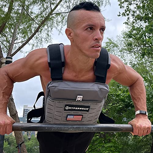 HYPERWEAR TAC HYPER VEST Weighted Vest with USA Weights 40 lbs