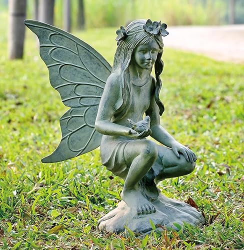 SPI Verdigris Finish Fairy Garden Sculpture Green