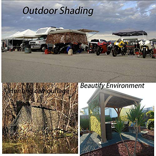 NICEFISH Camo Net Military Camouflage Netting Desert Digital 10x20M (33x66ft)