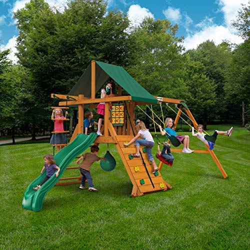 Gorilla Playsets High Point Wood Swing Set Amber