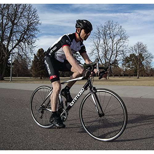 Tommaso Imola - Sport Bike Performance Aluminum Road Bike, Shimano Claris 24 Speeds Road Bicycle - White