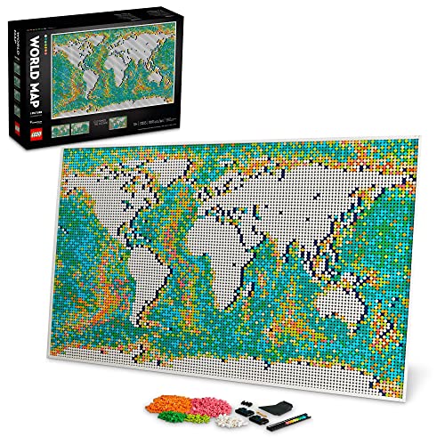 LEGO Art World Map 31203 Building Set Multicolor