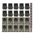 Browning Dark Ops Pro X Cellular Game Camera Bundle with Infrared Night Vision and Accessories (10-Pack)