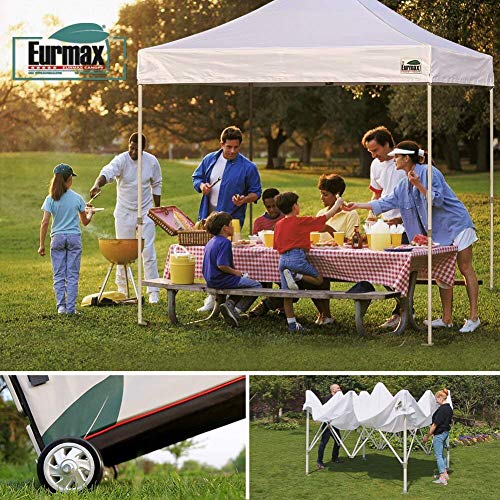 Eurmax USA Pro 10x15 Pop Up Canopy Tent Commercial Grade Blue
