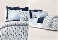 POLO RALPH LAUREN Teddy Bear Boys Blue Stripe King Comforter Set with Shams