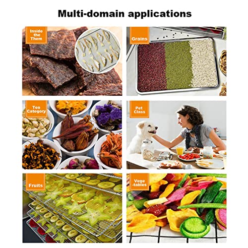 LGXEnzhuo Stainless Steel 30-Layer Food Dehydrator 2400W