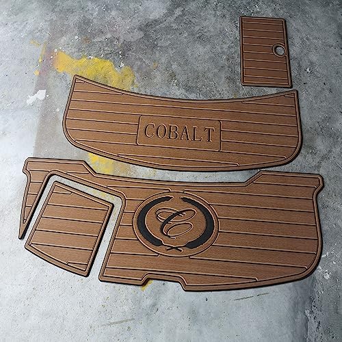 Zomanon Boat EVA Faux Teak Decking Floor Mat for 2002 Cobalt 246 Swim Platform - Color Options Available