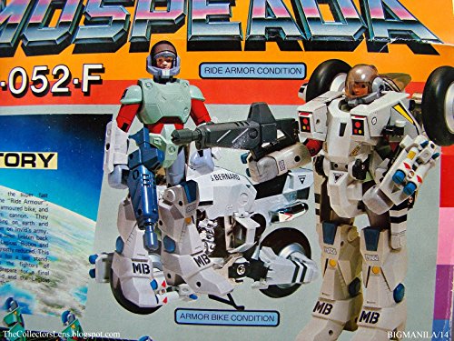 Gakken Henshin Robo Mospeada 21 VR-052-F Scott Bernard Armor Bike 1983 Vintage Figure Set