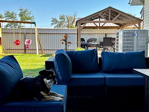 Domi Outdoor Living 12’x14’ Hardtop Aluminum Gazebo with Galvanized Steel Roof Wood Grain