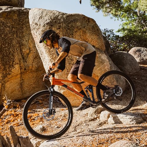 Mongoose Impasse 3.0 Dual Suspension Mountain Bike Black/Orange