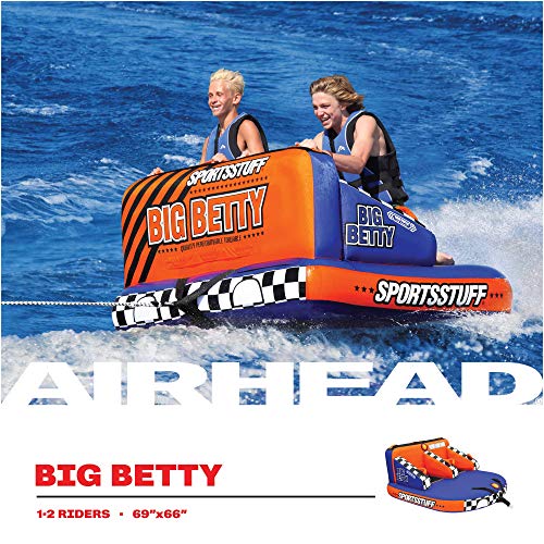 SportsStuff Big Betty 1-2 Rider Towable Tube Blue