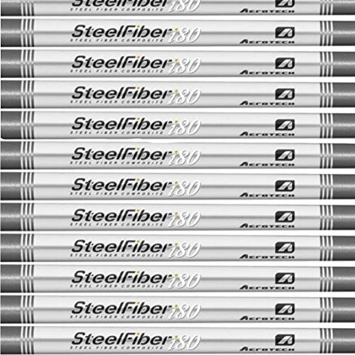AeroTech SteelFiber i80 Graphite Iron Shafts - 5 Shaft Set, Regular, 85g