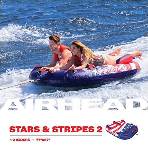 SportsStuff Stars and Stripes 3, 1-3 Rider Towable Tube Red / White / Blue