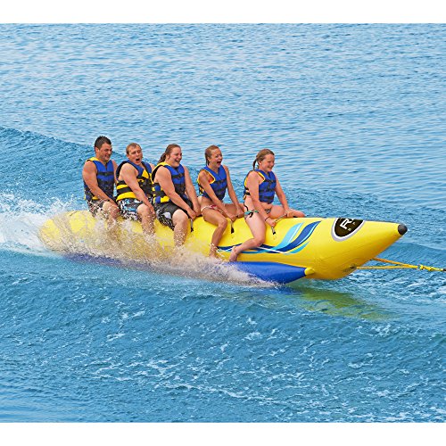 RAVE Sports Waterboggan 5-Rider Towable Yellow