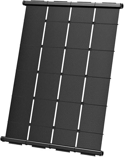 SolarPoolSupply Industrial Grade Solar Pool Heater Panel Black (4' X 10.5')