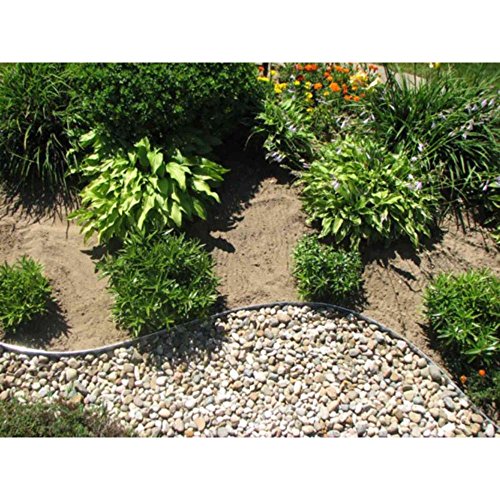 Sure-Loc 1/8" x 4" x 8' Professional Aluminum Landscape Edging Black