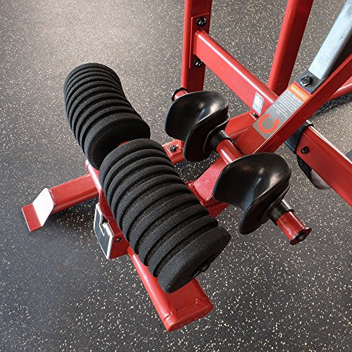 Body-Solid Heavy Duty Lumbar Inversion Table Red