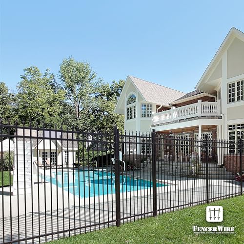 Fencer Wire 76FT Heavy Duty Pinnacle Fence Barrier Kit Black