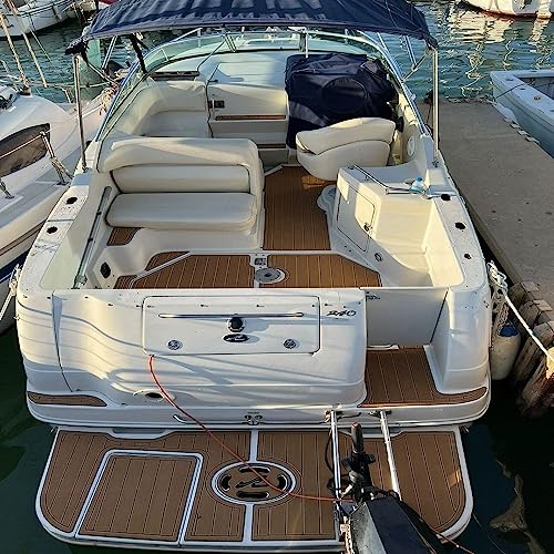 Generic Boat EVA Faux Teak Decking Floor Sea Ray 280 SLX Cockpit Kit