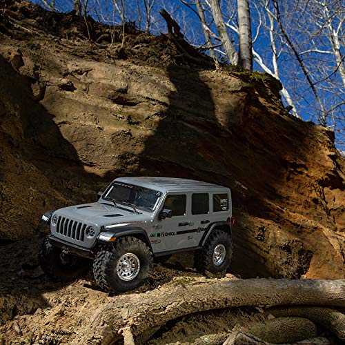 Axial RC Truck 1/10 SCX10 III Jeep JLU Wrangler with Portals RTR Gray