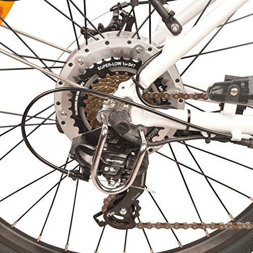 DJ Bikes City Bike 750W 48V 13Ah Step-Thru Power Electric Bicycle Pearl White B2