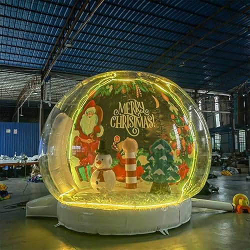Alessia Cara Inflatable Snow Globe Christmas Decoration Transparent Bubble Tent 13 ft with Blower