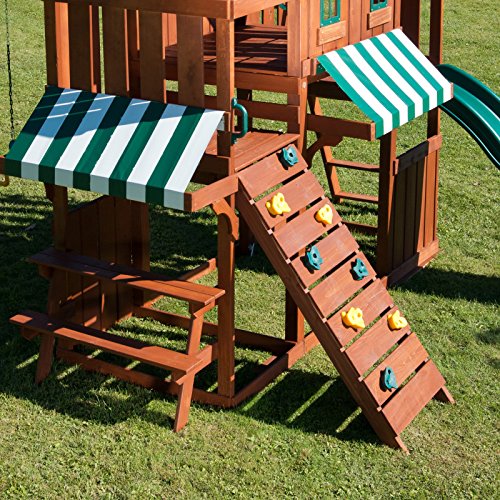 Swing-N-Slide Winchester Wood Play Set Green