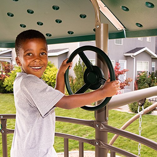 Lifetime Adventure Tower Swing Set Earthtone